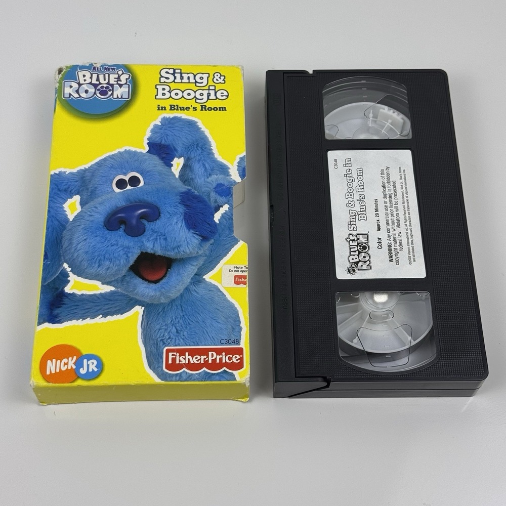 Blues Room Sing & Boogie VHS Used Nick Jr Fisher Price Kids Musical